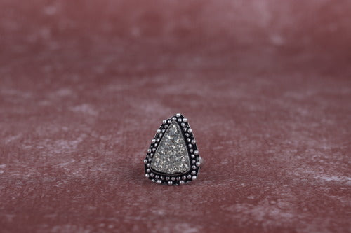 Pyrite Stone Ring