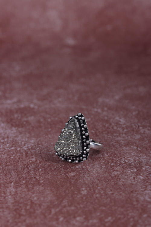 Pyrite Stone Ring